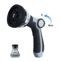 Luxury Thumb Control Heavy Duty Hose Nozzle 8 Settings